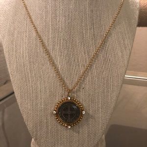 Virgin saints and angels San Benito Charm necklace